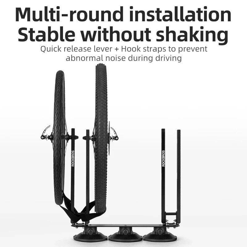 Universal Quick Hub Install Bike Carrier – Suction Cup Wheel Frame for MTB and Road Bicycles Car Storage & Organization Model : For one wheel|For four wheels|For six wheels Universal Quick Hub Install Bike Carrier - Suction Cup Wheel Frame for MTB and Road Bicycles Car Storage & Organization Model : For one wheel|For four wheels|For six wheels