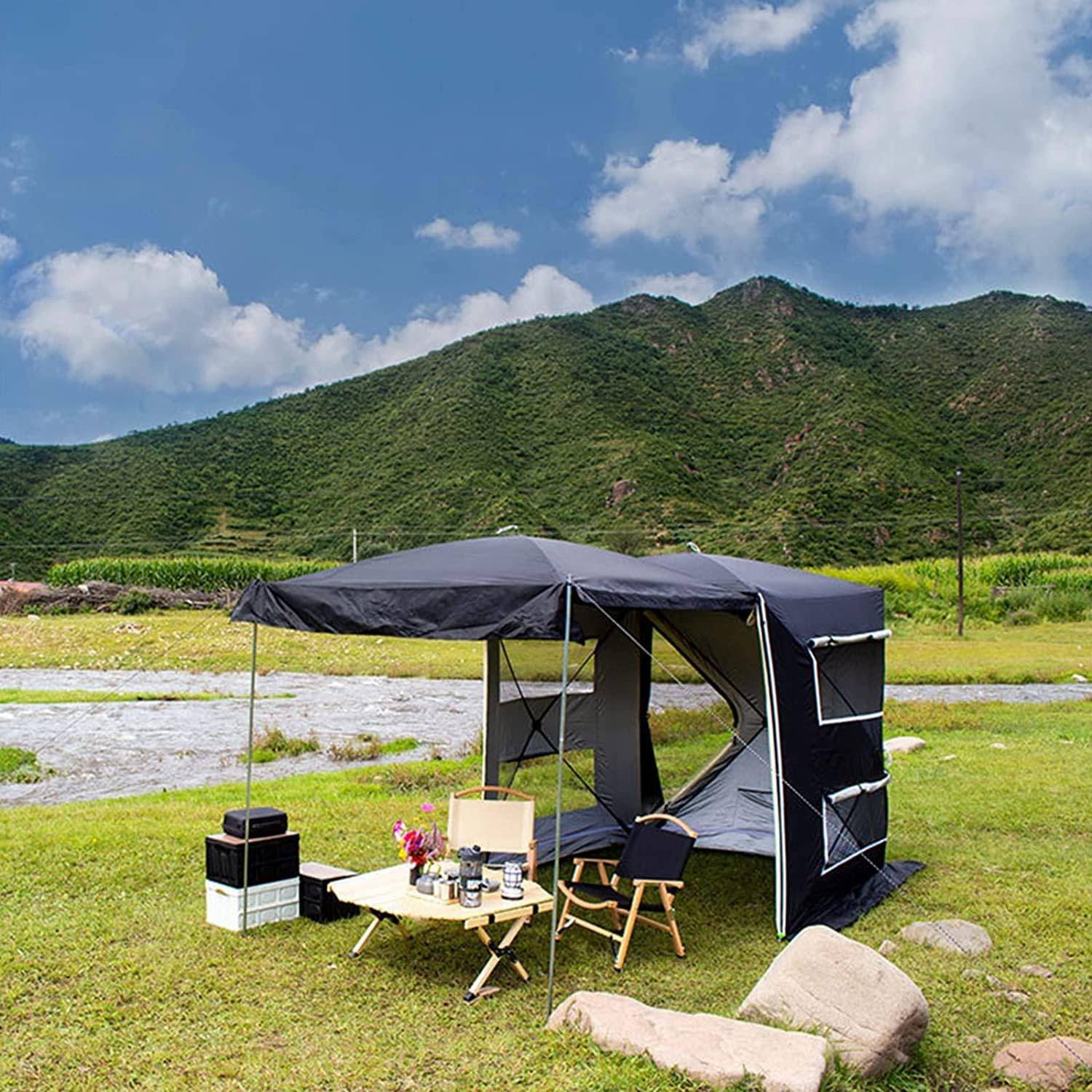 Versatile 4-Season Car Camping Tent | Waterproof & UV Protected | Spacious 180x180x210cm Gazebo & Sun Shelter Road Trip Accessories Model : Brown Package 1|Green Package 1|Brown Package 2|Green Package 2 Versatile 4-Season Car Camping Tent | Waterproof & UV Protected | Spacious 180x180x210cm Gazebo & Sun Shelter Road Trip Accessories Model : Brown Package 1|Green Package 1|Brown Package 2|Green Package 2