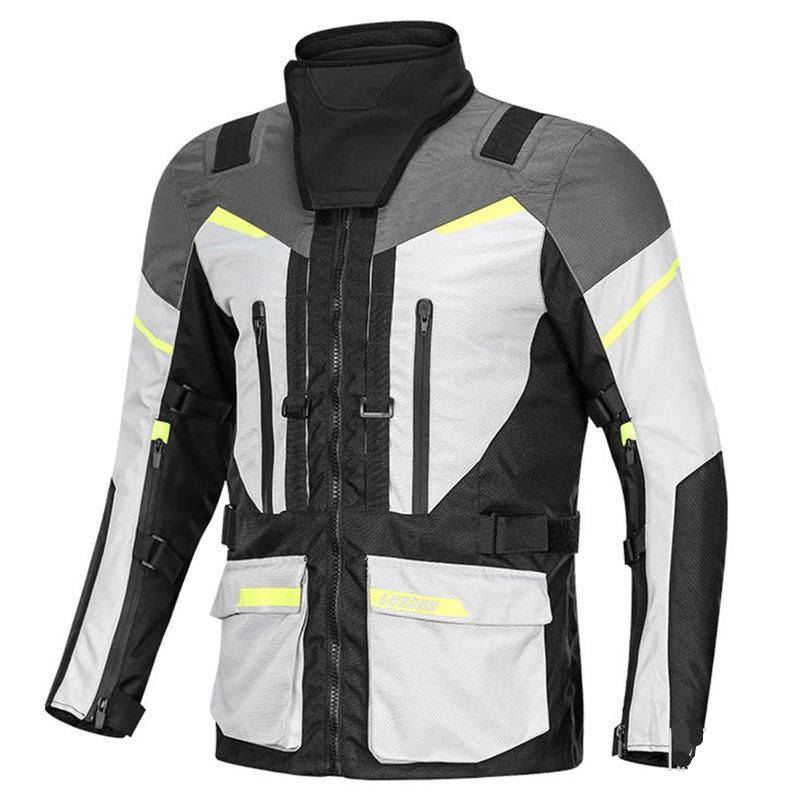Versatile All-Season Motorcycle Jacket & Pant Suit Motorcycle & ATV Gear Color : Gray |Black Versatile All-Season Motorcycle Jacket & Pant Suit Motorcycle & ATV Gear Color : Gray |Black