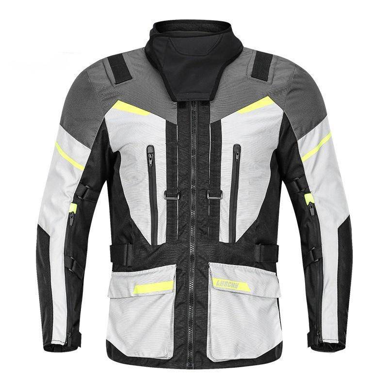 Versatile All-Season Motorcycle Jacket & Pant Suit Motorcycle & ATV Gear Color : Gray |Black Versatile All-Season Motorcycle Jacket & Pant Suit Motorcycle & ATV Gear Color : Gray |Black