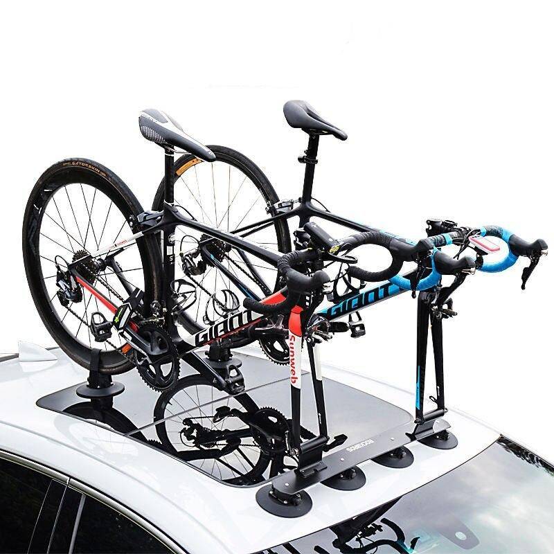 Versatile Suction Roof-Top Bike Carrier – Easy Install for MTB and Road Bikes Car Storage & Organization Model : 1 – Black|1 – Red|2 – Black|2 – Red|3 – Black|3 – Red Versatile Suction Roof-Top Bike Carrier – Easy Install for MTB and Road Bikes Car Storage & Organization Model : 1 - Black|1 - Red|2 - Black|2 - Red|3 - Black|3 - Red