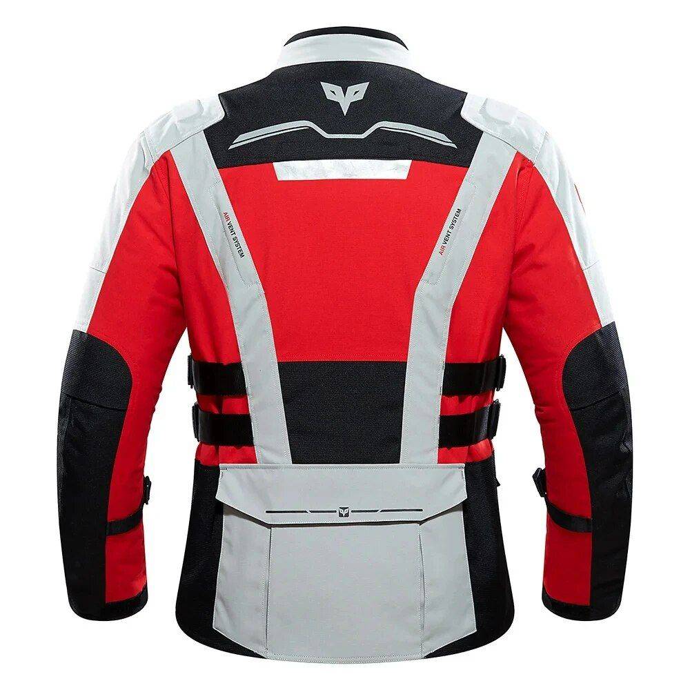 Weatherproof Heated Motorcycle Jacket Motorcycle & ATV Gear Color : Red|Black Weatherproof Heated Motorcycle Jacket Motorcycle & ATV Gear Color : Red|Black